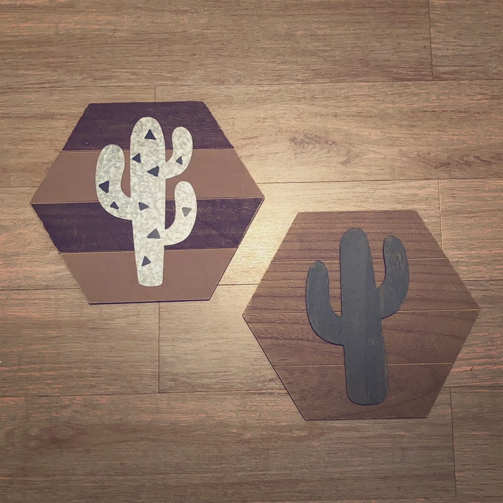 Cactus wall decor